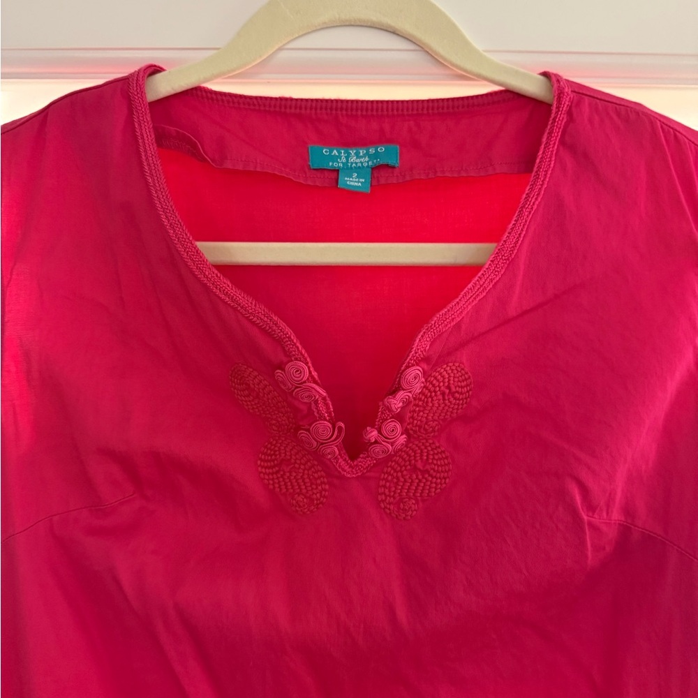 Fuchsia Cotton Dress